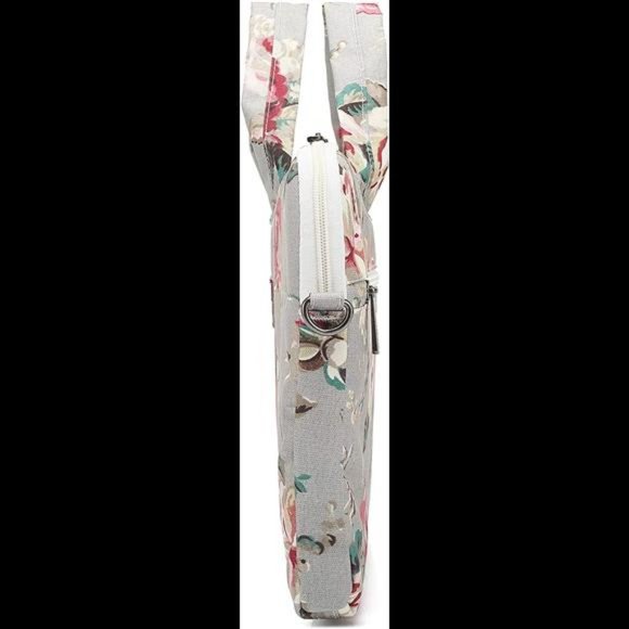 Designer Rose Pattern Water Resistant Laptop Shoulder Messenger Bag for MacBook - Picture 6 of 7